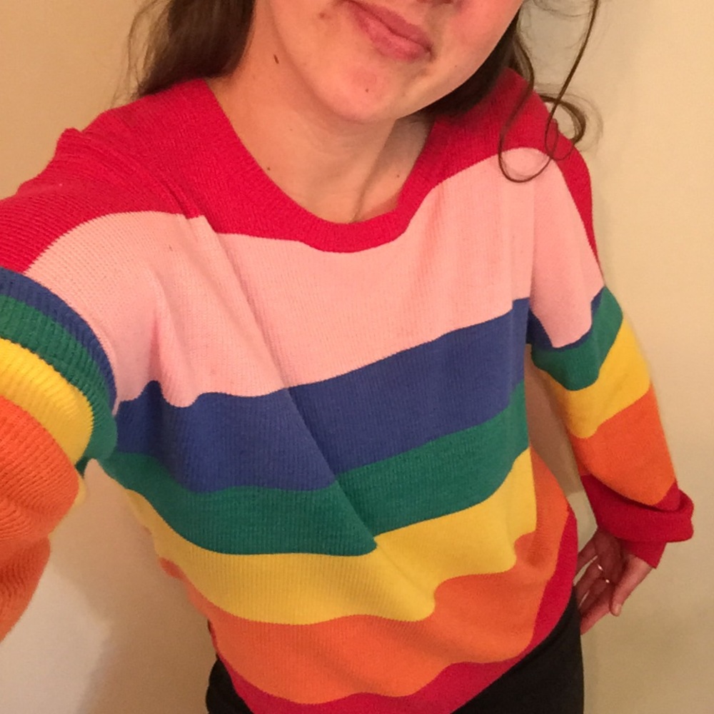 Rainbow sweater